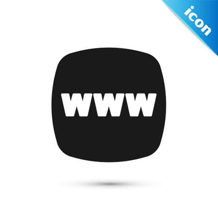 Grey Website template icon isolated on white background. Internet communication protocol. Vectorのイラスト素材