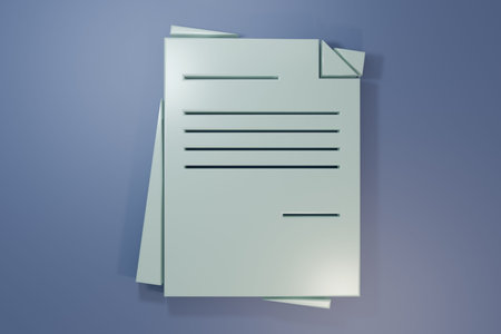 Gray File document icon isolated on purple-blue background. Checklist icon. Business concept....