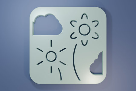 Gray Firework rocket icon isolated on purple-blue background. Concept of fun party. Explosive...