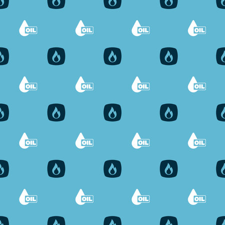 Set Fire flame and Oil drop on seamless pattern. Vector.のイラスト素材