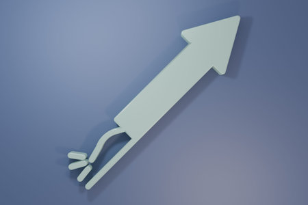 Gray Firework rocket icon isolated on purple-blue background. Concept of fun party. Explosive...