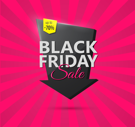 black friday discounts label template. Eps10のイラスト素材