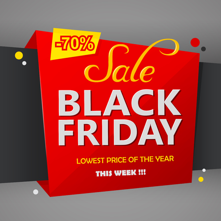 black friday discounts label template. Eps10のイラスト素材