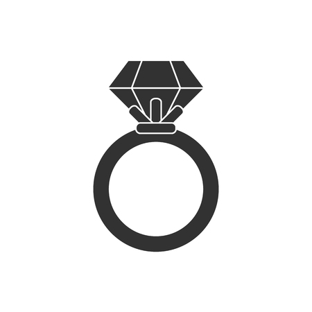 Black ring on white field black and white colors.のイラスト素材