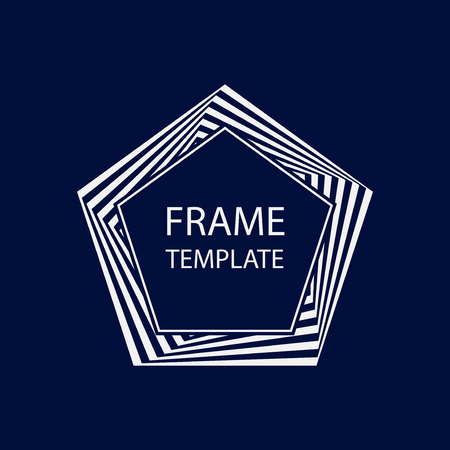Decorative vector monogram for design templateのイラスト素材