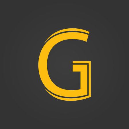 Graphic decorative design alphabet / letter G /のイラスト素材