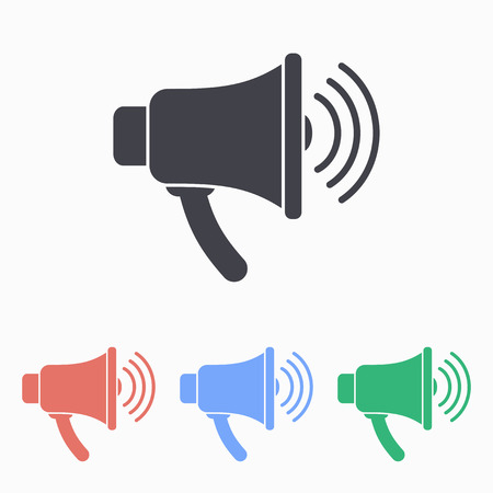 Speaker icon illustration.のイラスト素材