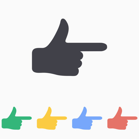 Hand icon pointerのイラスト素材