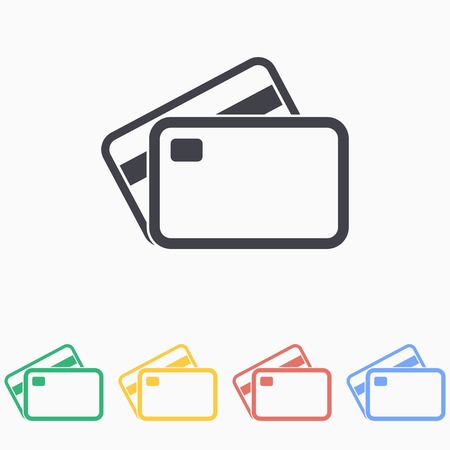 Credit card iconのイラスト素材