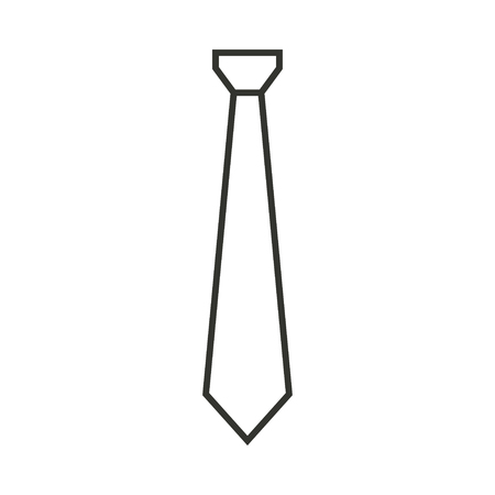 Necktie  icon  on white background. Vector illustration.のイラスト素材