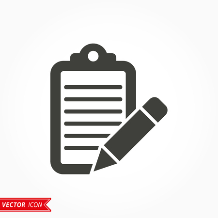 Registration  icon  on white background. Vector illustration.のイラスト素材