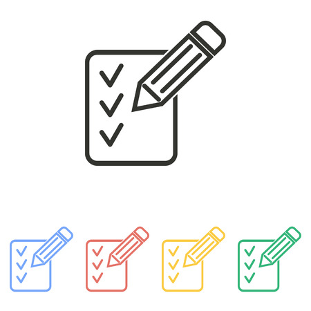 Registration  icon  on white background. Vector illustration.のイラスト素材