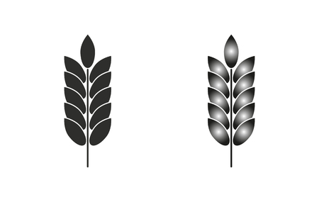 Barley  icon  on white background. Vector illustration.のイラスト素材