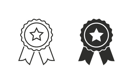 Award  icon  on white background. Vector illustration.のイラスト素材