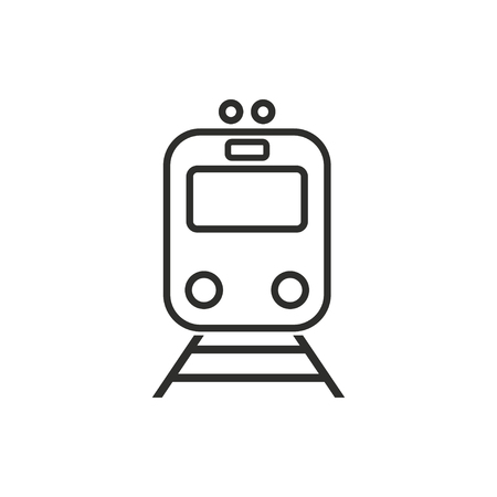 Metro  icon  on white background. Vector illustration.のイラスト素材