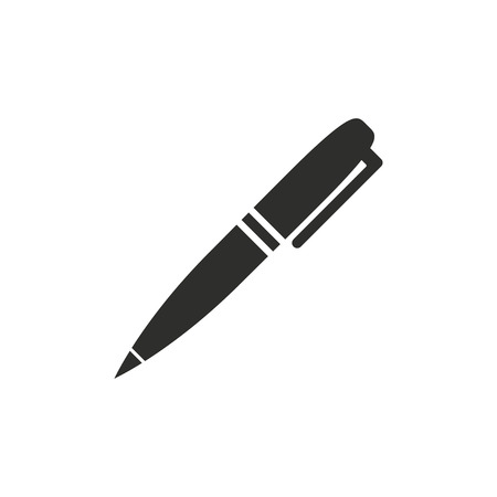 Pen   icon  on white background. Vector illustration.のイラスト素材