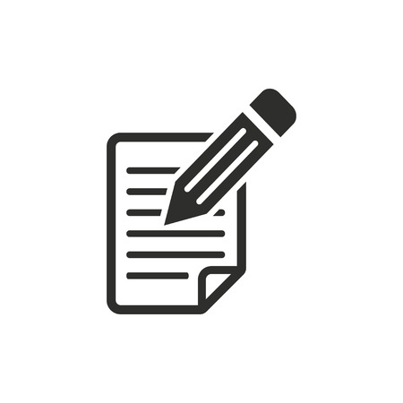 Registration  icon  on white background. Vector illustration.のイラスト素材