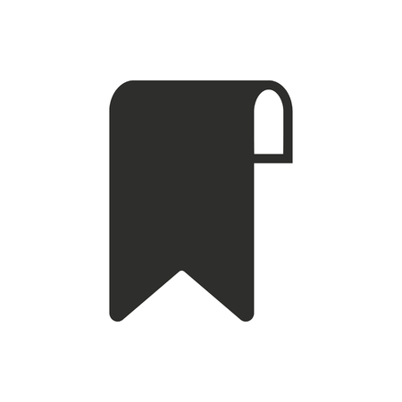 Bookmark   vector icon. Illustration isolated on white  background for graphic and web design.のイラスト素材