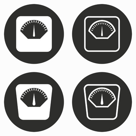 Scale    vector icon. Illustration isolated for graphic and web design.のイラスト素材