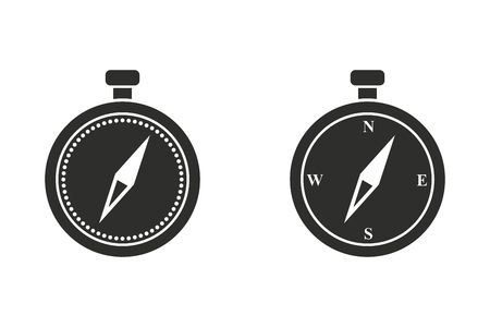 Compass vector icon. Illustration isolated for graphic and web design.のイラスト素材
