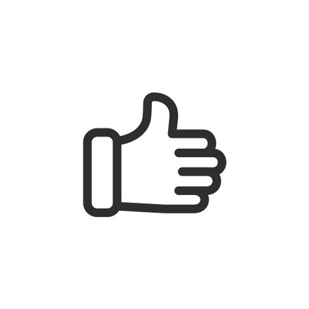 Finger vector icon. Black illustration isolated on white background for graphic and web design.のイラスト素材