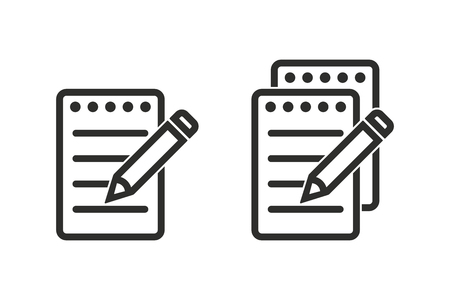 Registration vector icon. Black illustration isolated on white background for graphic and web design.のイラスト素材