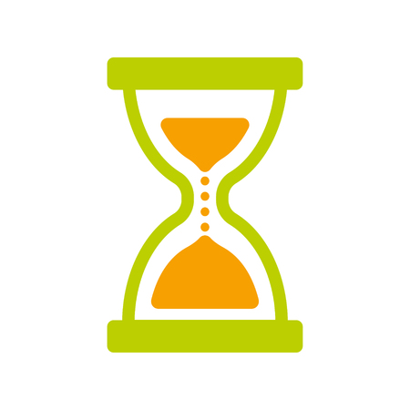 Sand watch icon, vector hourglass illustration design.のイラスト素材