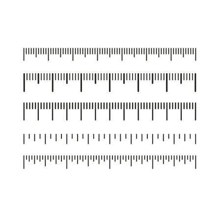 Markup for rulers, measuring scale, centimeter vector illustration,のイラスト素材