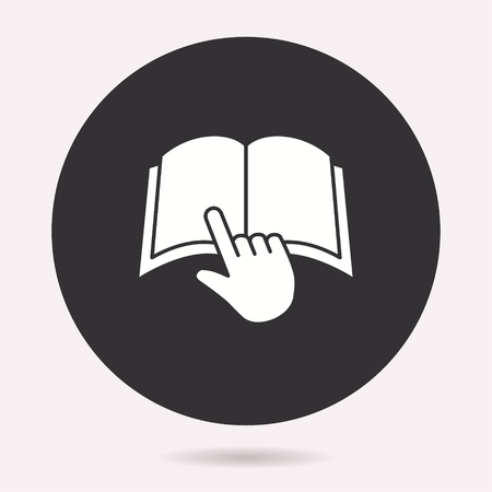 E-learning distance education icon. Vector illustration isolated. Simple pictogram for graphic and web design.のイラスト素材