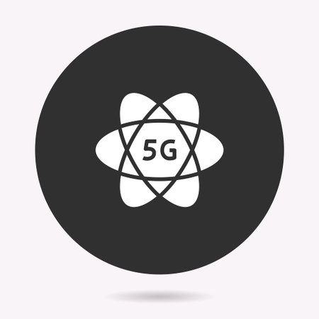 5g network icon. Vector illustration isolated. Simple pictogram for graphic and web design.