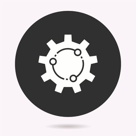 Data science icon. Vector illustration isolated. Simple pictogram for graphic and web design.のイラスト素材