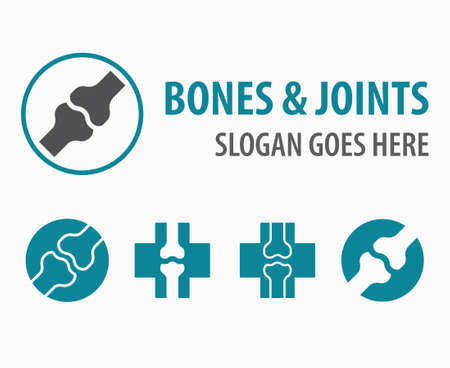 Joint icon. Logo design template. Vector illustration isolated on white.のイラスト素材