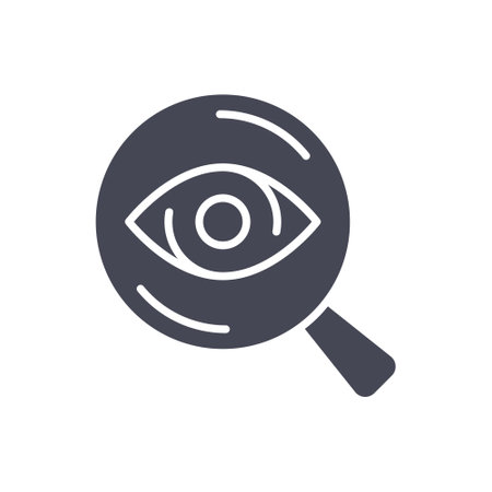 Responsibility glyph icon on white background. Vector illustration.のイラスト素材