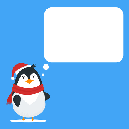 Blank template for Christmas greetings card, postcard or photo frameのイラスト素材