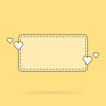 Template for the text bubble quotes, love messages, congratulations. Vector illustrationのイラスト素材