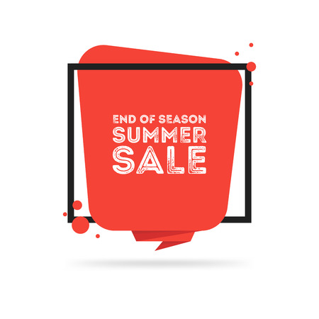 End of season summer big sale banner.のイラスト素材