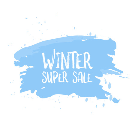 Winter sale poster design template or Background. Creative business promotional vector.のイラスト素材