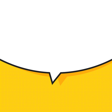 Speech Bubble in Pop Art Style. Vector banner template.のイラスト素材