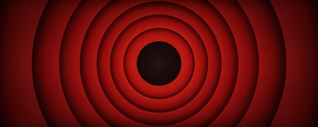 Old Movie ending screen background, the end vector illustration.のイラスト素材