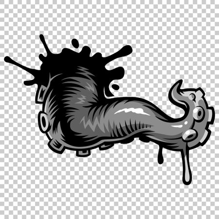 Vector comics icon. Explosion bubbles. Comic book exploding illustrationのイラスト素材