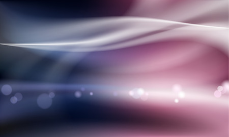 Vector 3D illustration violet and pink background with smoke effect and bokehのイラスト素材