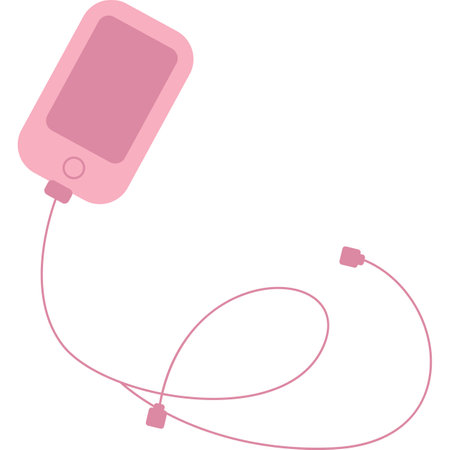 Vector  music mp3 player isolated iconのイラスト素材