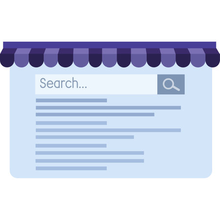 Internet search web service icon vector websiteのイラスト素材