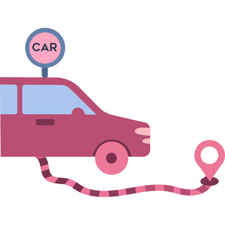 Car sharing service icon rent city taxi vectorのイラスト素材