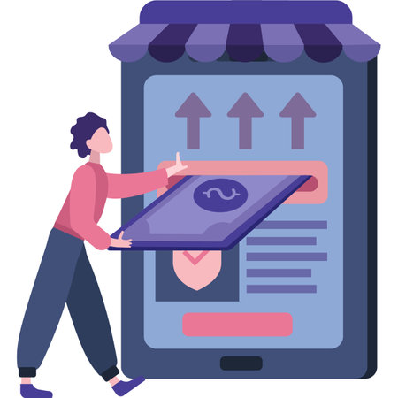 Online payment icon internet shop and order payのイラスト素材