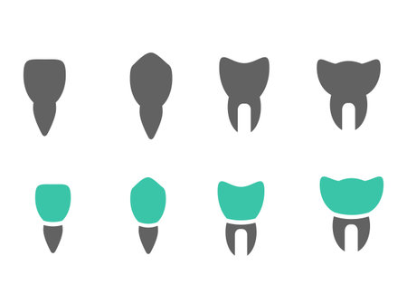 Various teeth icons