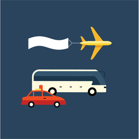 travelling icon vector illustration flat simple cuteのイラスト素材