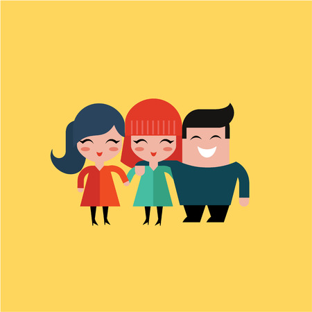 fitness icon vector illustration flat simple cuteのイラスト素材