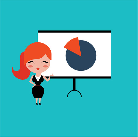 Conference icons vector illustration set flat cute designのイラスト素材