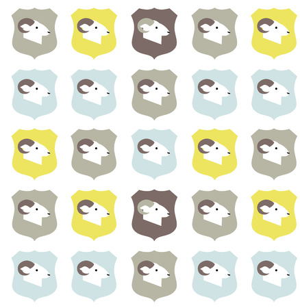 seamless pattern ship backgroundのイラスト素材
